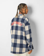 Check flannel overshirt