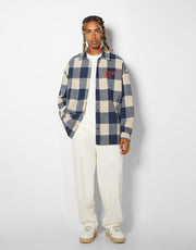 Check flannel overshirt