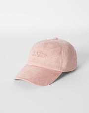 Faux suede cap