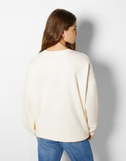 Embroidered sweatshirt