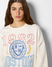 Embroidered sweatshirt