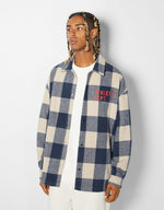 Load image into Gallery viewer, Check flannel overshirt
